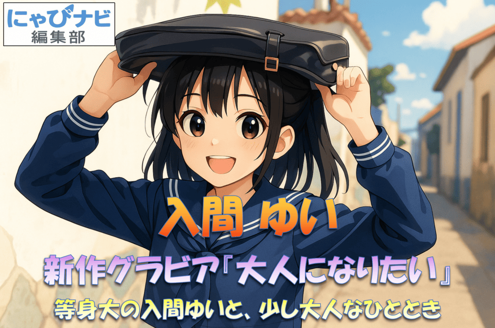 入間ゆい『大人になりたい』DVD 添い寝シーン風の微笑みと優しい雰囲気のグラビアイメージ