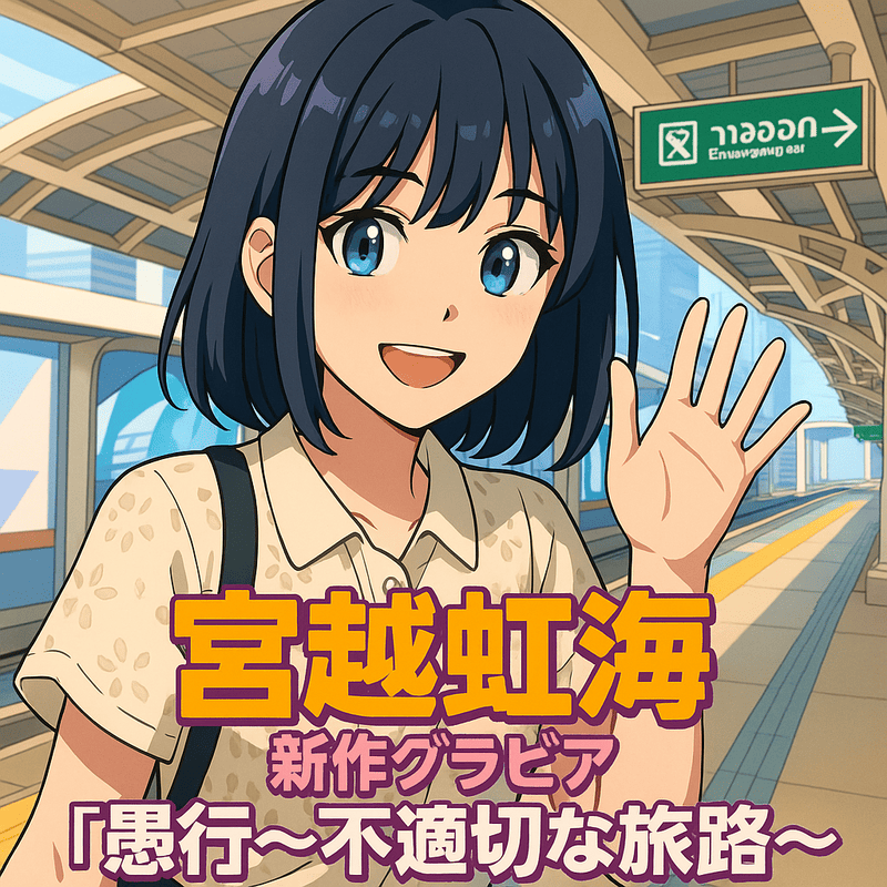 宮越虹海『愚行～不適切な旅路～』タイロケ×フェチ×主観攻めの過激グラビアがDMM TVで配信中