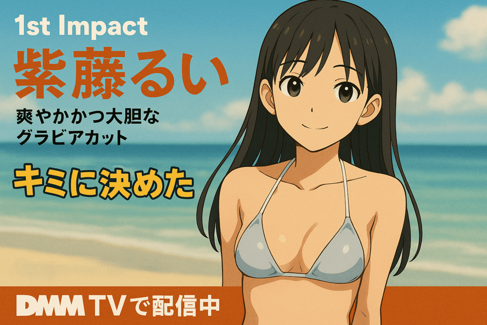 紫藤るい 1st Impact キミに決めた DMM TVで配信中 550P付与でお得に視聴可能